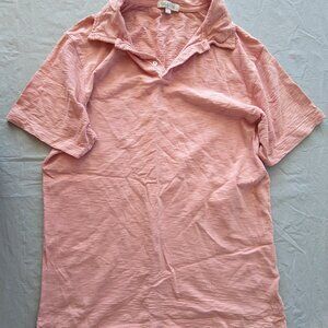 Gustin American Slub Men's Polo Pink Sz Large